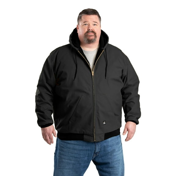 Berne Men's Heritage Duck Hooded Active Work Jacket
