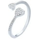 thumbnail image 1 of Anillos Doble Delicado Diseño De Moda Puede Ser Ajustable Anillo Luz De Plata De Alto Grado Anillo, 1 of 7