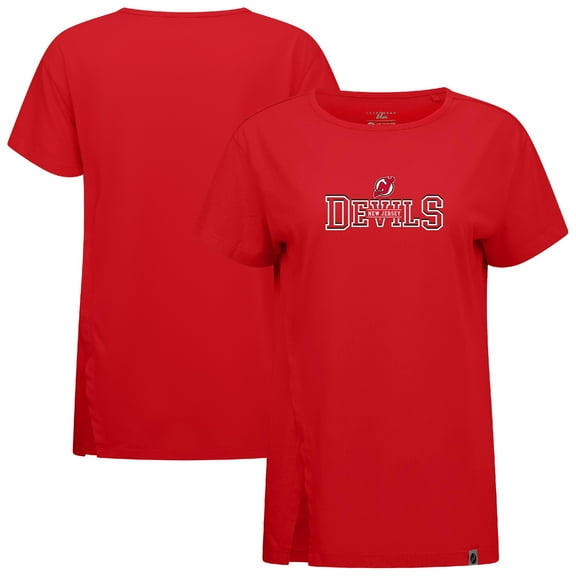Women's Levelwear  Red New Jersey Devils Influx Journey T-Shirt