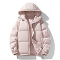 thumbnail image 2 of Fashion Women Casual Long Sleeve Stand Neck Zipper Up Keep Warm Coat With Pocket Unisex Jacket, 2 of 2