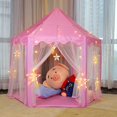 thumbnail image 1 of Game Play House Children's Tents Toy Balls Pit Pool Portable Princess Folding Castle Tents Gifts For Kids Dropshipping heqiyong LED, 1 of 2