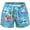 Blue, variant on SSLR Womens Board Shorts Quick Dry Printed Swimwear Bathing Suits