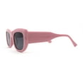 thumbnail image 3 of Mod Womens Square Large Cat Eye Sunglasses Pink Black, 3 of 4
