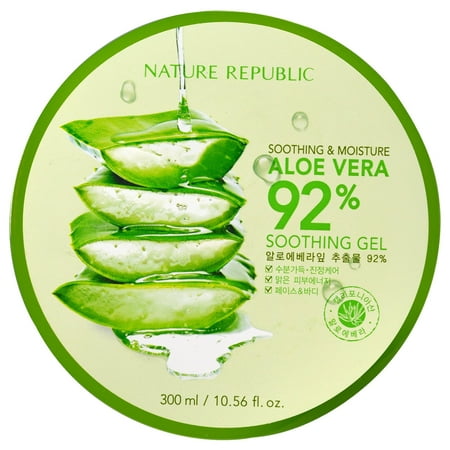 Nature Republic  Soothing   Moisture Aloe Vera 92  Soothing Gel  10 56 fl oz  300