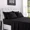 black, variant on Huba Homes 6 Piece Bed Sheets Deep Pocket Microfiber Comfort 1800 Series Queen Sheet Set vanilla