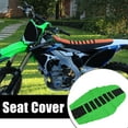 thumbnail image 2 of Motocicleta Motocross para Asiento Cubierta Anti Deslizante Asiento Cojín Verde Negro, 2 of 8
