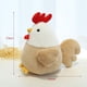 thumbnail image 5 of Peluche de pollo, pollito de peluche, regalo de cumpleaños y Navidad para niños y niñas (9 pulgadas, caqui), 5 of 5