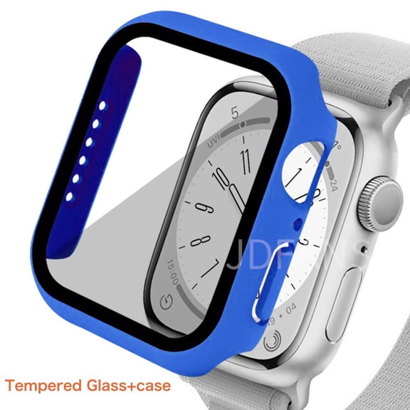 Glass cover For Apple Watch Case 44mm 40mm 45mm 41mm 42mm 38mm 44 mm Accessories Screen Protector iWatch series 6 5 4 3 se 7 8