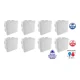 thumbnail image 1 of 8 Cajas De Registro Cctv / Pvc / 7 Entradas / Tapa A Presión, 1 of 7