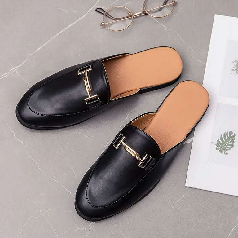 Open Back Half Loafer Shoe For Men