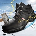 thumbnail image 3 of Insulated Industrial Work Boot Padded Lining Anti Smash Steel Toe Mountaineering, 3 of 7