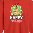 thumbnail image 3 of Disney - Happy Howlidays Pluto Christmas - Toddler & Youth Long Sleeve Graphic T-Shirt, 3 of 5