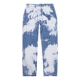 thumbnail image 3 of Men 's Denim Pants, Tie Dyeing Patterns Straight Legs Loose Long Jeans, 3 of 9