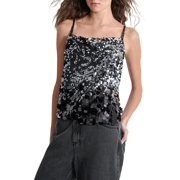 DKNY Womens Sequined Cami