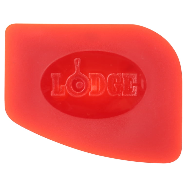 Lodge 2-Piece Cast Iron Scraper Set, Black and Red photo 7