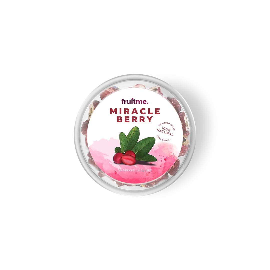 Miracle Berry Whole Fruit - 30 Gently Dried Miracle Fruit Seedless Halves