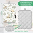 thumbnail image 6 of Yayeee Pot Holders Kitchen Heat Resistant with Pockets 7"x9.8" Cotton Oven Cooking Hot Pads, Watercolor Forest Pattern, 6 of 7