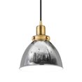 thumbnail image 2 of Henn&Hart 8" Polished Nickel Finish Metal Pendant, 2 of 10