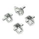 thumbnail image 1 of 4 Uds. Componentes de coche RC para asiento de código de tracción, accesorios 1/10, soporte de varilla delantera y trasera para asiento de fijación de plata, 1 of 9