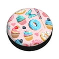 thumbnail image 2 of Kdxio Spare Tire Cover for RV Trailer, Waterproof Wheel Cover,Camper Spare Tire Cover Fit for Rv SUV Truck Travel Trailer 15 inch-Cupcakes and Donuts, 2 of 8