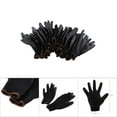 thumbnail image 5 of Guantes De Trabajo De Seguridad De Nailon PU, 12 Pares Con Revestimiento Negro, Dedos Flexibles, Antiestáticos Con Agarre Suave Para Carpintería, Construcción, Montaje, 5 of 5