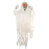 Life-Size Light Up Hanging Reaper - White, 5' Tall