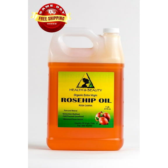 ROSEHIP SEED OIL UNREFINED ORGANIC EXTRA VIRGIN COLD PRESSED PREMIUM PURE 7 LB