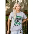 thumbnail image 3 of Home Where Dog Pet Owner Canine Love Plus Size Crewneck Graphic Tee Shirt Brisco Brands 5X, 3 of 5
