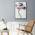 thumbnail image 5 of Paris Poppy II Framed Premium Gallery Wrapped Canvas - Ready to Hang - 27 x 41 - Black Floating Frame, 5 of 9