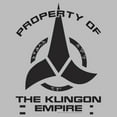 thumbnail image 2 of Men's Star Trek: Discovery Klingon Property  Graphic Tee Silver Small, 2 of 4
