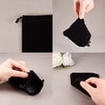 thumbnail image 4 of 32pcs 7x5cm Black Velvet Cloth Drawstring Bags Small Gift Bags for Party Favors Bags, 4 of 7