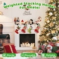 thumbnail image 3 of Yalumo Set of 4 Christmas Stocking Holders for Mantle, Heavy Duty Black Metal Stocking Hangers for Mantel, Low Profile Weighted Xmas Hooks for Fireplace, Counter, Window Christmas Party Decor, 3 of 7