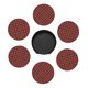 thumbnail image 3 of Posavasos de cuero de 6 piezas, posavasos de cuadros escoceses irlandeses navideños para bebidas, posavasos para tazas, regalo de inauguración de la casa, ideal para la decoración del hogar, 3 of 7