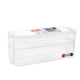 thumbnail image 2 of Plastic Storage Refrigerator Bin Save Space, 2 of 2