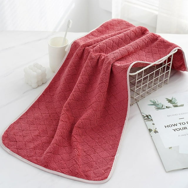 Towel Thickened Soft Absorbent Plain Color, Household Wash Face Gift Towel, Cotton Material, Soft, Durable, Quick Drying, Excellent Absorbency, Multifunctional, Easy To Clean, Ideal Gift