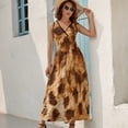 thumbnail image 2 of Animal Print Patterns Sleeveless Dress Female Clothing Dress Women Summer 2025 Dress, 2 of 6