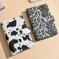 thumbnail image 6 of A6 Leopard Refillable Notebook, DIY Leather Cover Binder with Card Slots & Pen Holder, Multi-Use Journal for Writing, Notes, Travel,Black, 6 of 7