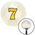 thumbnail image 1 of American Shifter  7 Gold Clear Metal Flake Shift Knob with M16 x 1.5 Insert Shifter Auto Manual Custom, 1 of 1