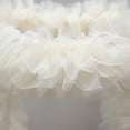 thumbnail image 6 of Detachable Tulle Boa Shawl, Champagne Bridal Ruffle Cape, 11.81x78.74inch, 6 of 7