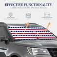 thumbnail image 4 of Haiem American Patriotic Stars And Stripes Car Windshield Sun Shade (2 Pieces) Foldable Windshield Sun Shade Car Accessories for Truck SUV Pickup-Medium, 4 of 7