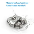 thumbnail image 4 of 10 PCS U-Shaped M5 Stainless Steel Wire Rope Cable Clip Clamp, 4 of 8