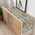 thumbnail image 4 of Yellow Rose Table Runner - 72 Inch Long, Kitchen Dining Table Runner Dresser Scarves, Vintage Country Botanical Floral Vines Farmhouse Decor for Coffee Tables Wedding Party Banquet, 4 of 8