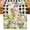 Black, variant on Easter Table Runner 48 Inches Long for Kitchen Dining, Farmhouse Flowers Wreath Sheep Rabbits Duck Eggs Dresser Scarf Farmhouse, Dining Table Decorations for Wedding/Parties, 13 x 48 In