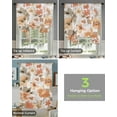 thumbnail image 3 of Floral Watercolor Window Curtain for Living Room Roman Curtains for Kitchen Cafe Tie Up Short Drapes, 3 of 5