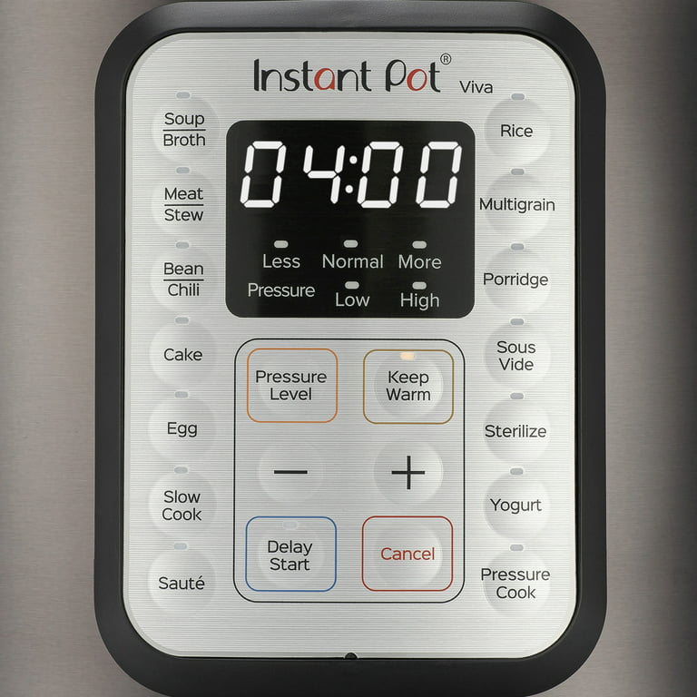 Instant Pot - Viva 6 Quart 9-in-1 Multi-Use Pressure Cooker Easy Seal Lid  853084004934