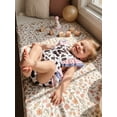 thumbnail image 5 of BemeyourBBs Western Baby Girl Cowgirl Clothes Toddler Baby Girl Birthday Outfit 1st 2nd Years Old Birthday Clothes Bubble Romper Cow Print Flying Sleeve Bpdysuit Playsuit Summer Clothing, 5 of 8