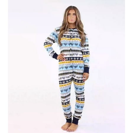

Carolilly Family Matching Christmas Pajamas Long Sleeve Print Jumpsuit Men Women Kid Baby Sleepwear