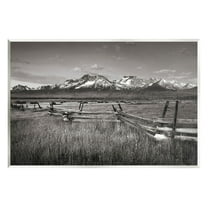 Stupell Industries Stanley Basin Fence Photography Photograph Unframed Art Print Wall Art, Design by Alan Majchrowicz