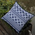 thumbnail image 2 of -juego de 4 fundas de almohada hechas a mano con bordado nacional para decoración del hogar del coche, funda de almohada cuadrada con textura de lino, 18 x 18 pulgadas-zt1 Feliz Sencillez, 2 of 4