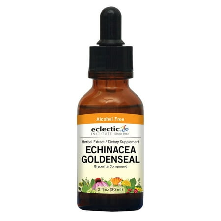- Echinacea - Goldenseal No Alcohol Glycerite Eclectic Institute 2 oz Liquid